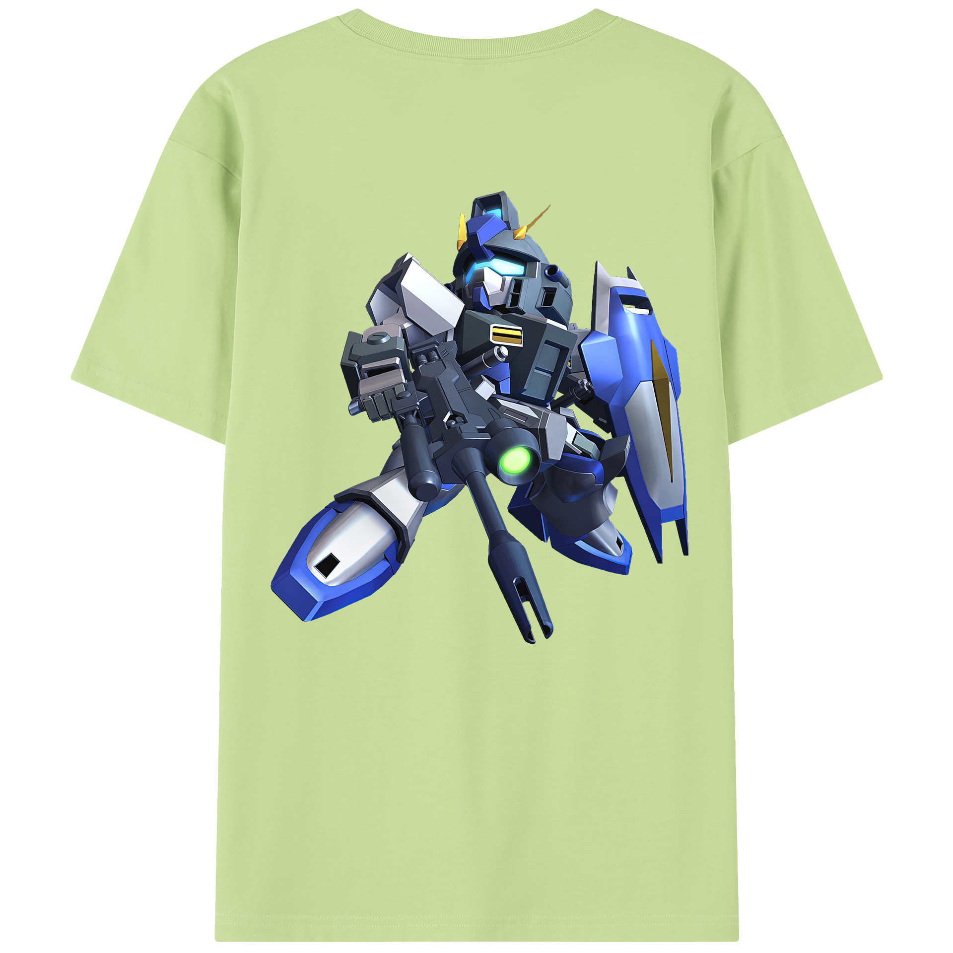 （画像用） 機動戦士ガンダム Mobile Suit Gundam 綿100％半袖Tシャツ（背面プリント）